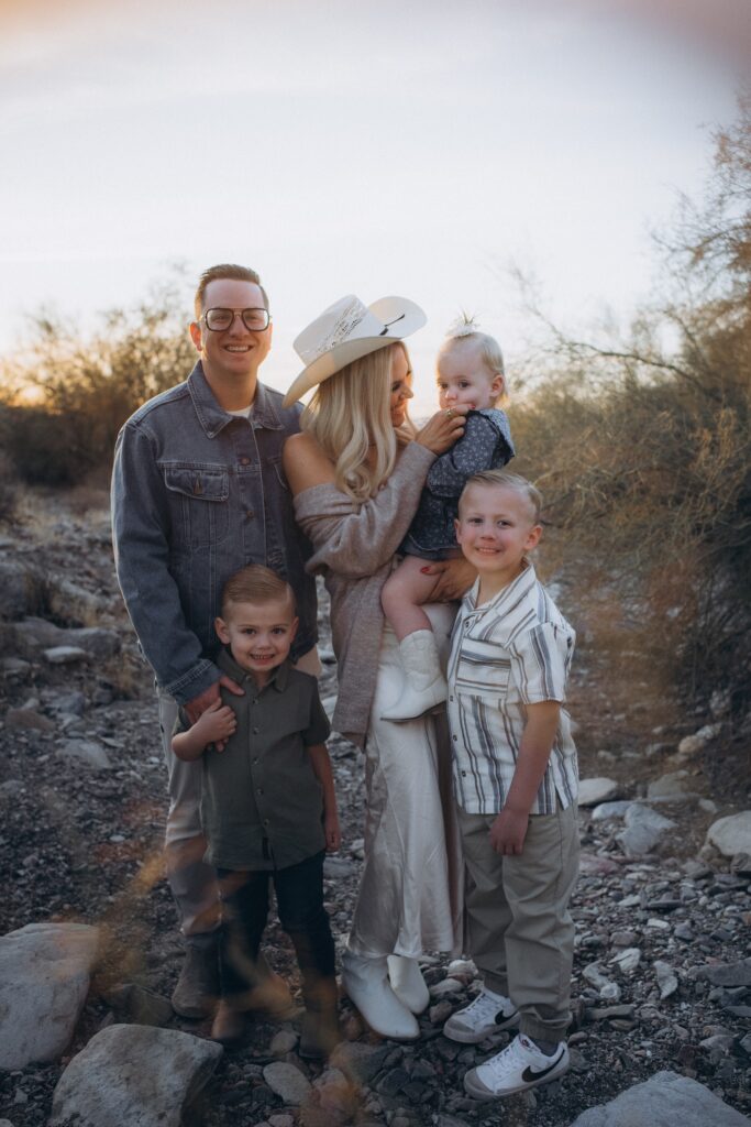 posed lifestyle session in scottsdale, arizona